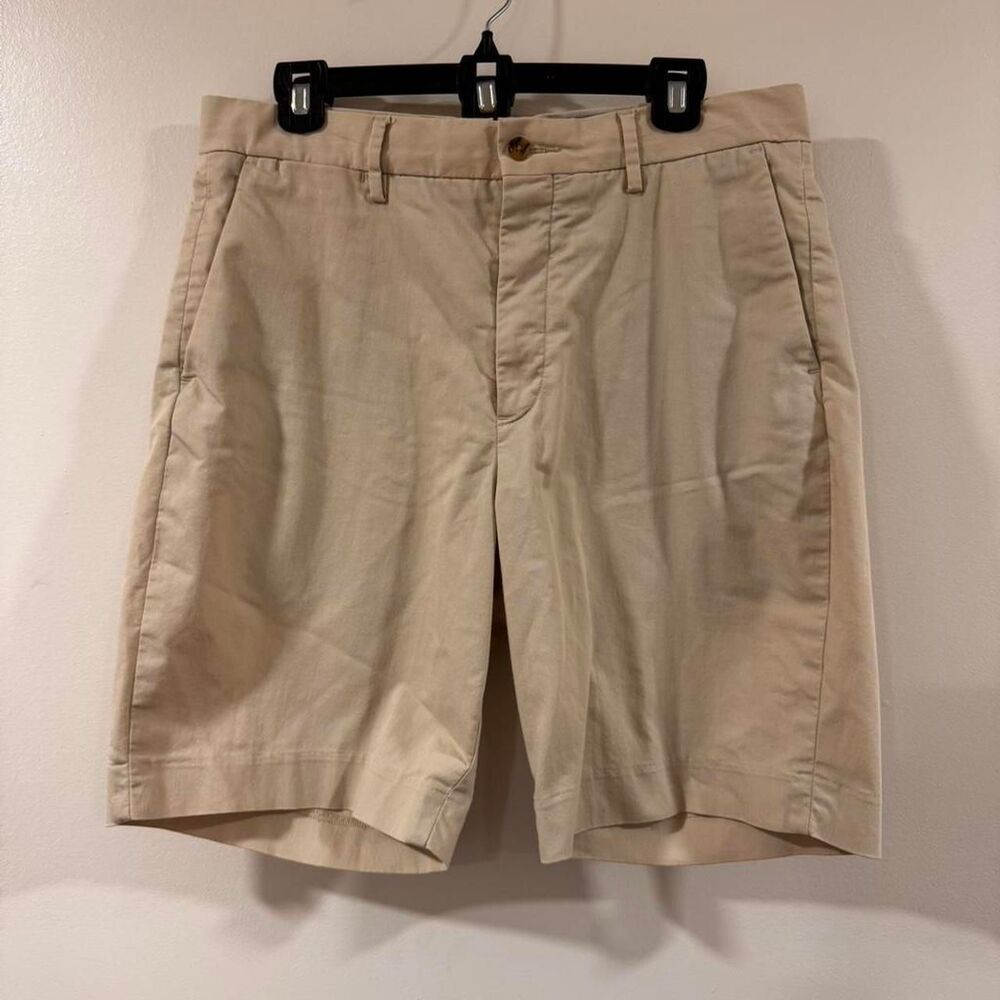 Polo Ralph Lauren Mens Tan Brown Shorts 32" Preppy 9" Inseam Coastal Golf Preppy